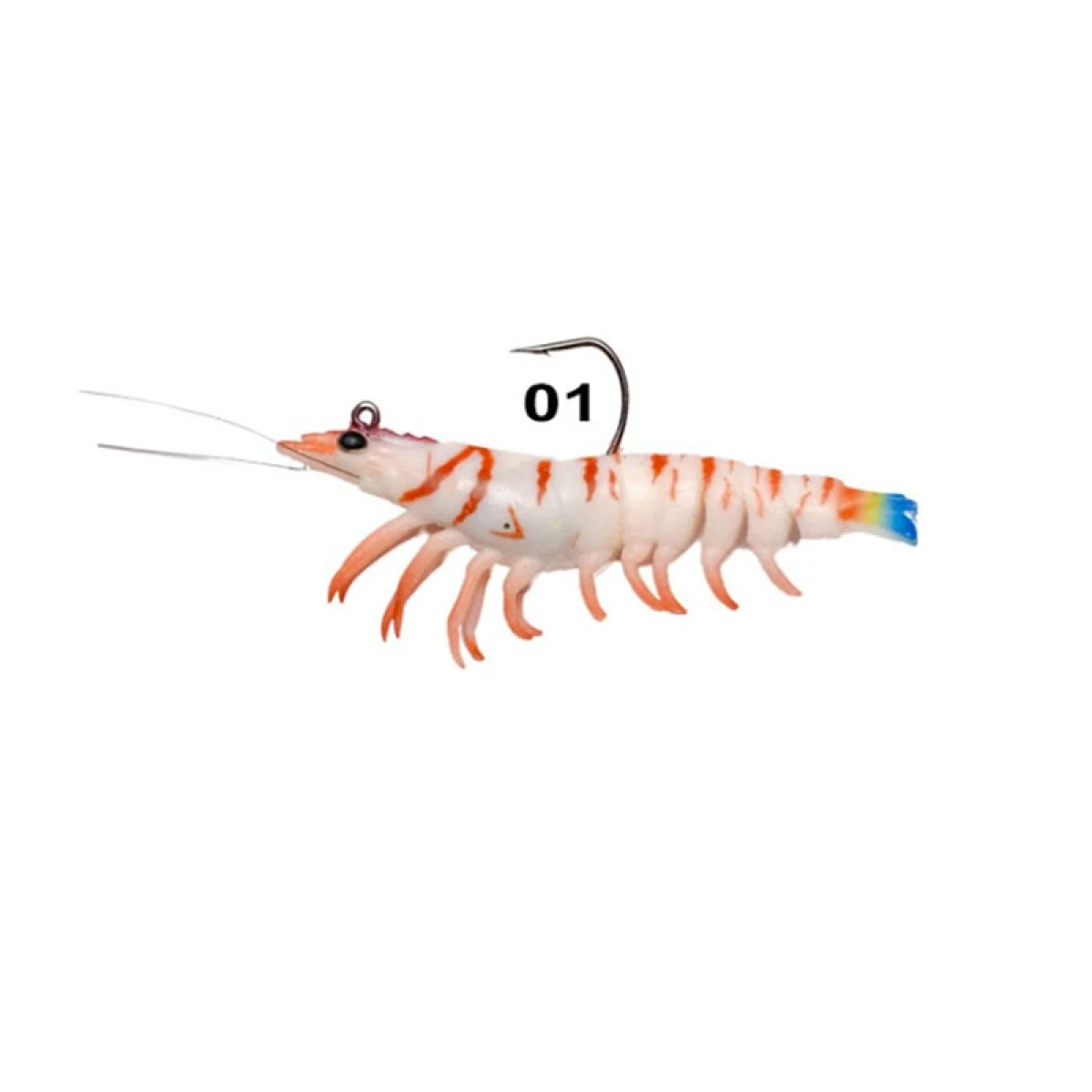 Ryuji Real Shrimp 7.6cm 12gr Silikon Yem - 01