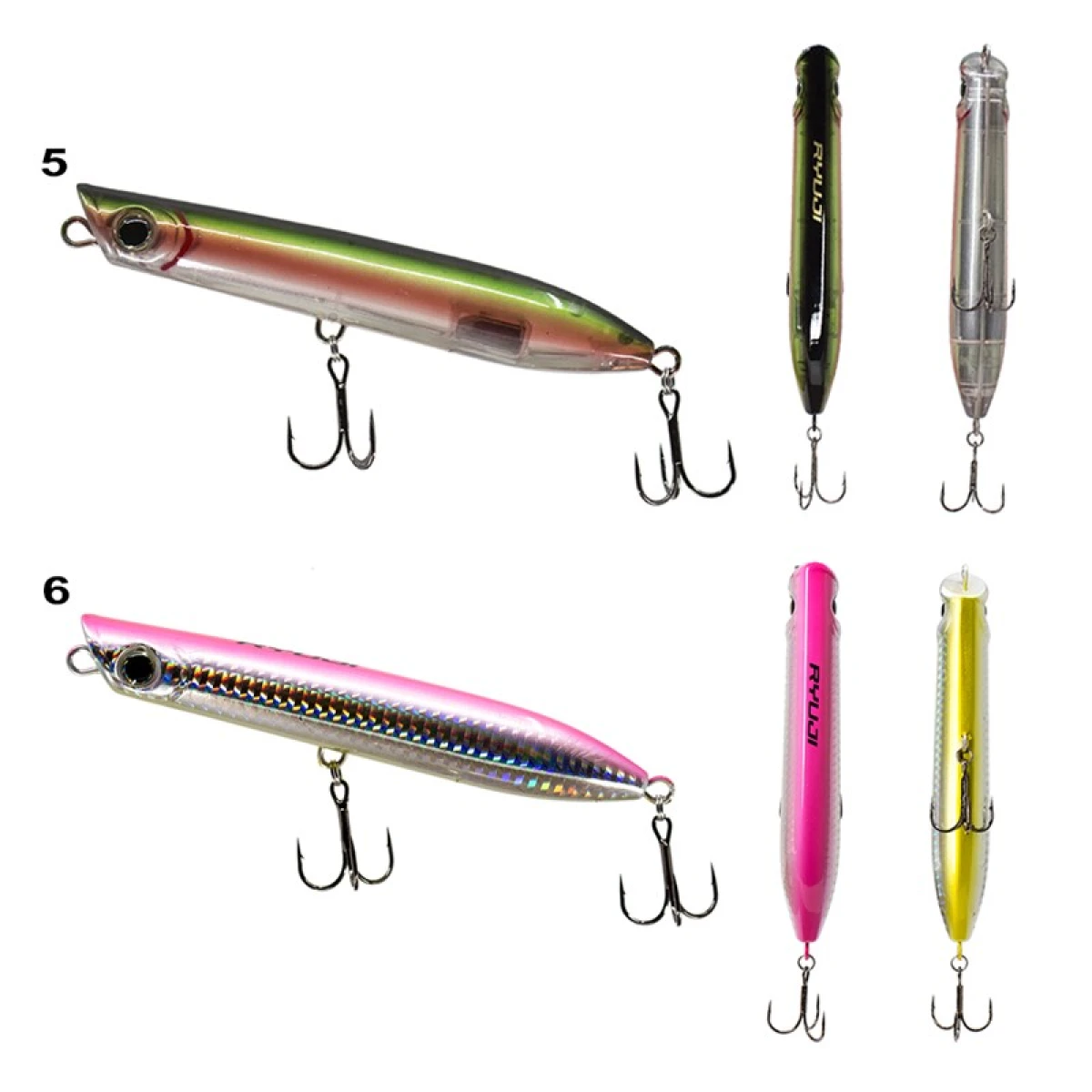 Ryuji Rocket Top Water 130mm 31,5gr Hard Bait - 1