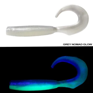 Daiwa Bait Junkie 10cm Grub (5 Adet) - GREY NOMAD GLOW