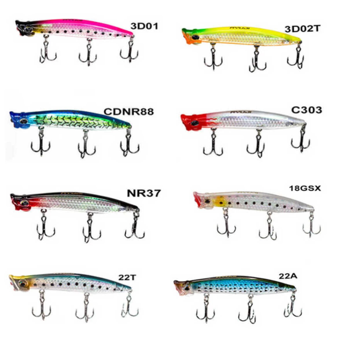 Ryuji Pop Eye Top Water 9cm 7.5gr Maket Yem - 3D02T