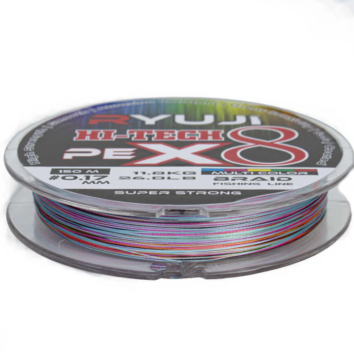 Ryuji Hi-Tech X8 150m 0.13mm Multi Color İp Misina - 0.10