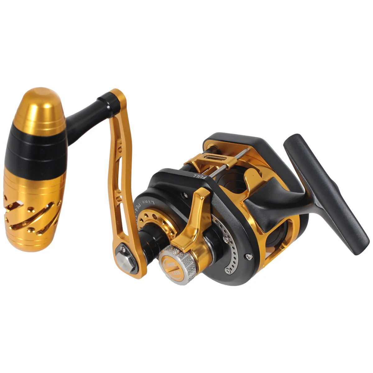 SEABOR Hercule 200X-L Black Gold Çıkrık Olta Makinesi (SOL EL)