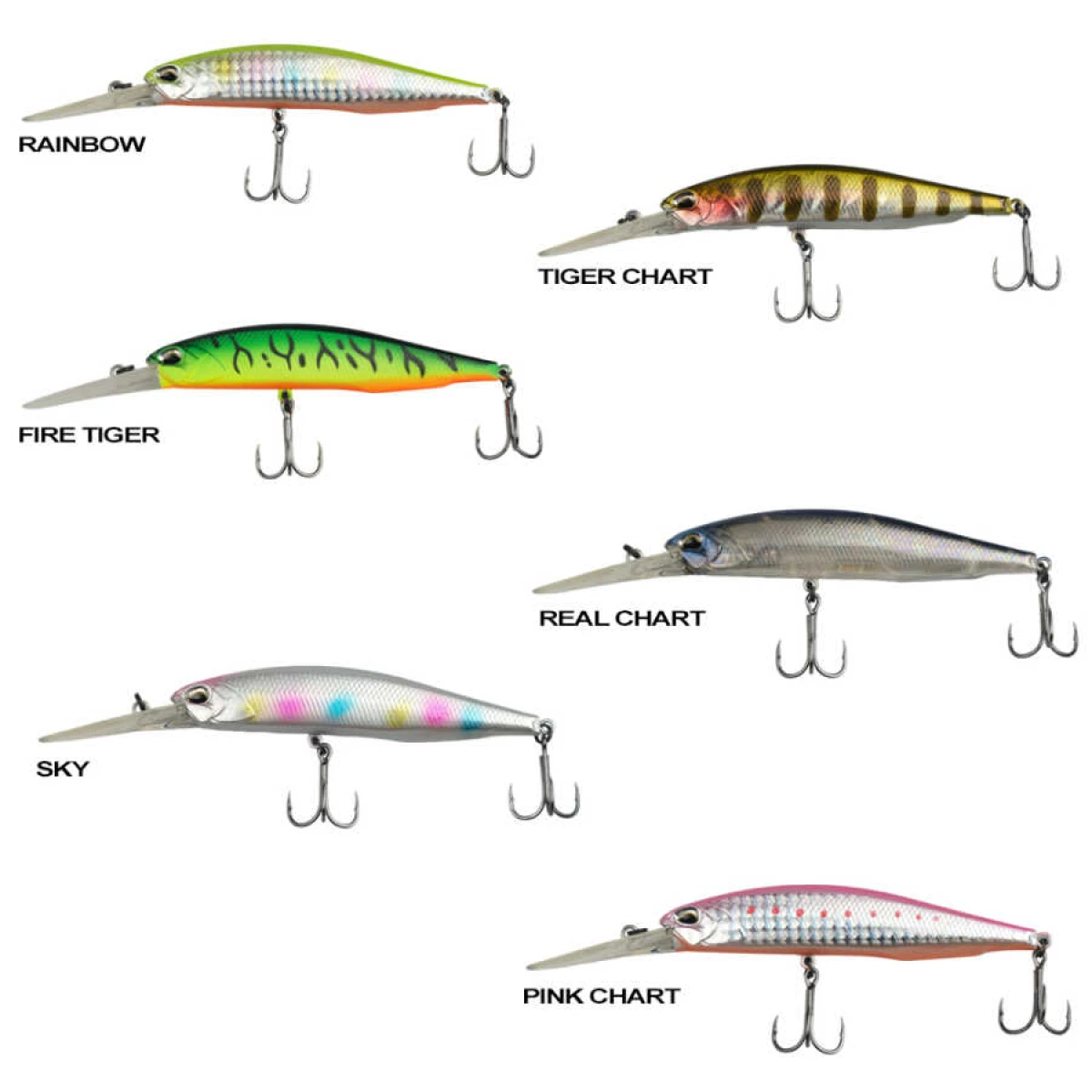 Ryuji Deep Driver 10cm 15gr Maket Yem - RAINBOW