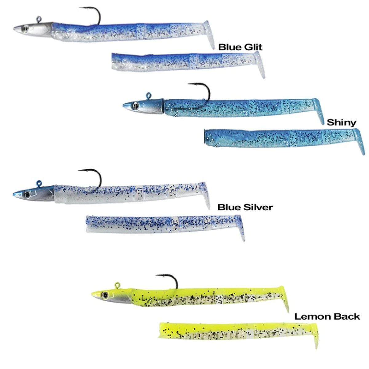 Ryuji Max Fish 110mm 12,5gr 2+1 Silikon Yem 1 - LEMON BACK