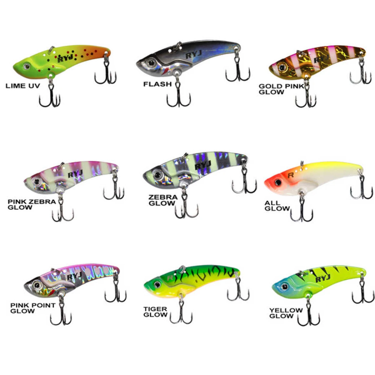 Ryuji Mirror Vib 4gr / 3.5cm Jig Yem - ALL GLOW