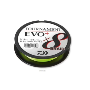 Daiwa Tournament EVO+ 8B Chartreuse İp Misina (135m) - 0,08