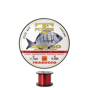 Trabucco T-Force Deep Iso Serisi 300m Monofilament Misina - 0,45