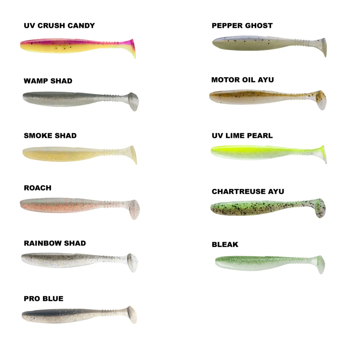DAIWA Tournament D'Fin 10,2cm / 5gr Silikon Yem (7 Adet) - CHART. AYU
