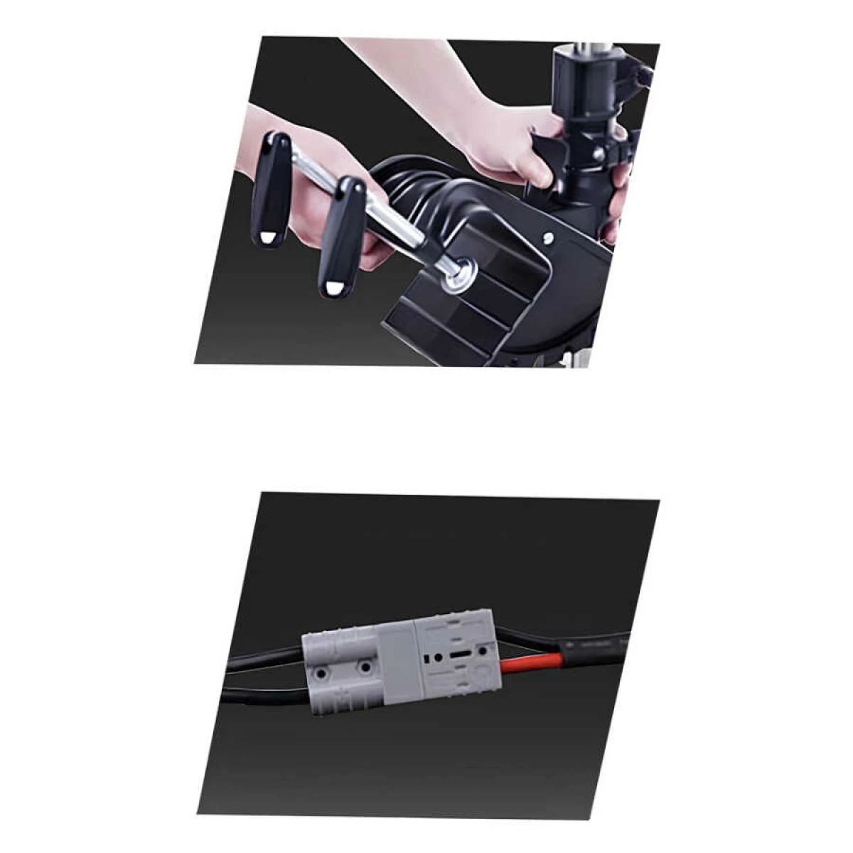 HAIBO M250 120 lbs 24V Fırçasız Elektrikli Motor
