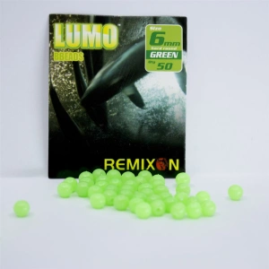 Remixon 6mm Yuvarlak Sert Boncuk (50Adet) - YEŞİL