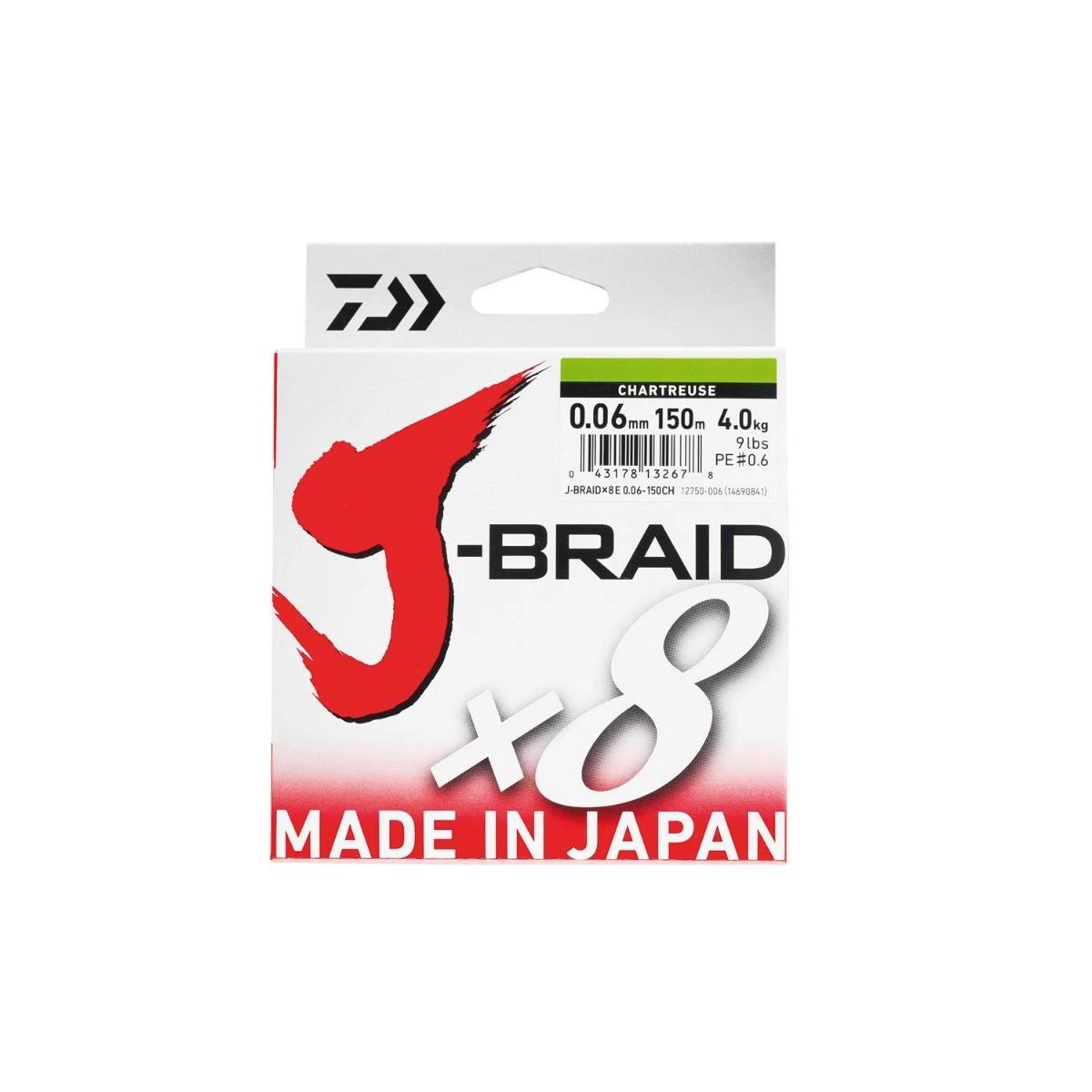 Daiwa JBraid 8B Chartreuse 150m İp Misina - 0,10