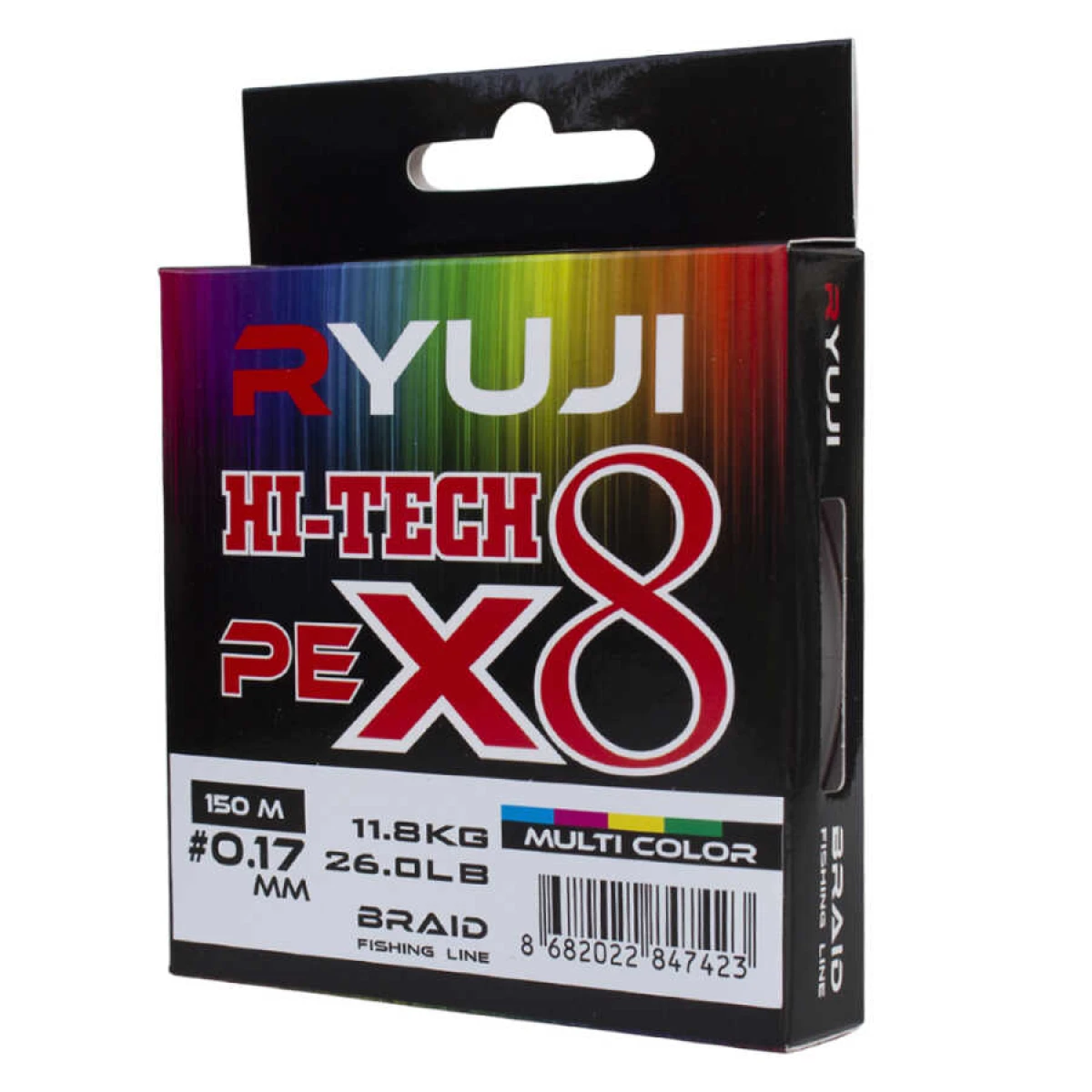 Ryuji Hi-Tech X8 150m 0.13mm Multi Color İp Misina - 0.10