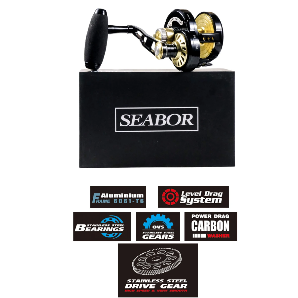 Seabor Shark 500R Slow Jig Makara (Sağ El)