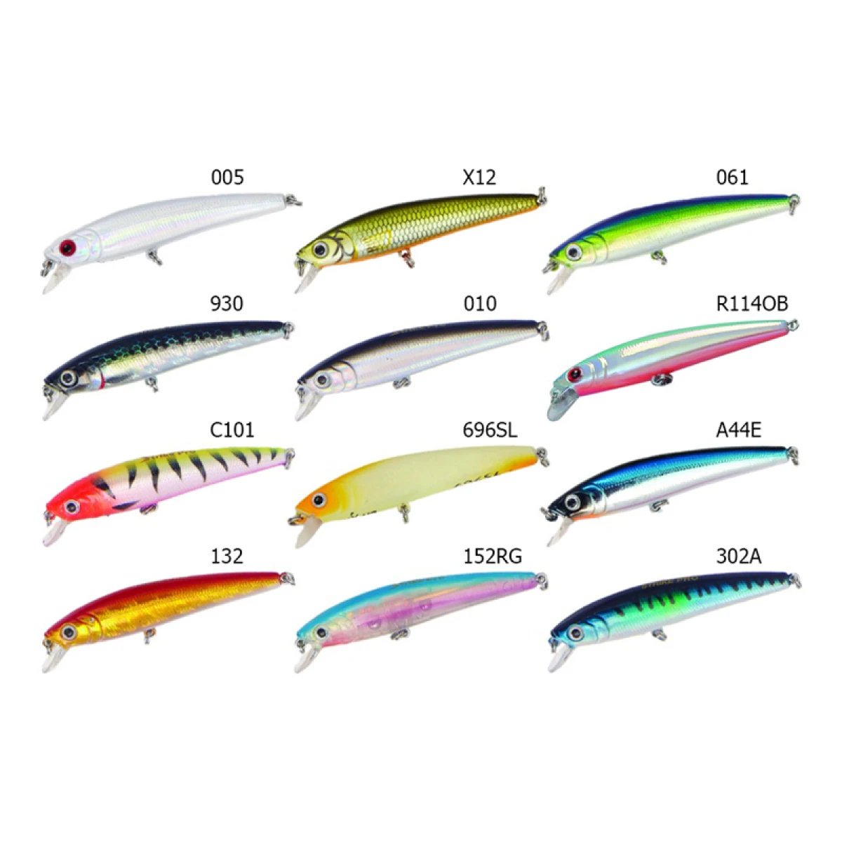 Strike Pro JL-119 F Arc Minnow 75 Serisi Suni Yem - X01