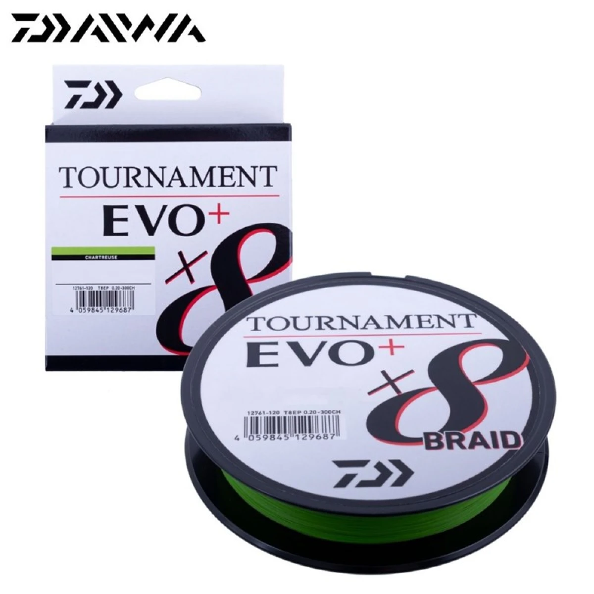 Daiwa Tournament EVO+ 8B Chartreuse İp Misina (135m) - 0,16