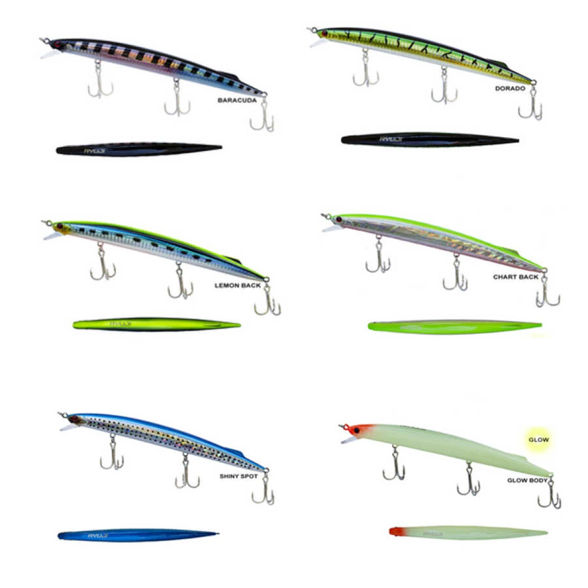 Ryuji Master Jerk Sinking 190mm 36gr Hard Bait - DORADO