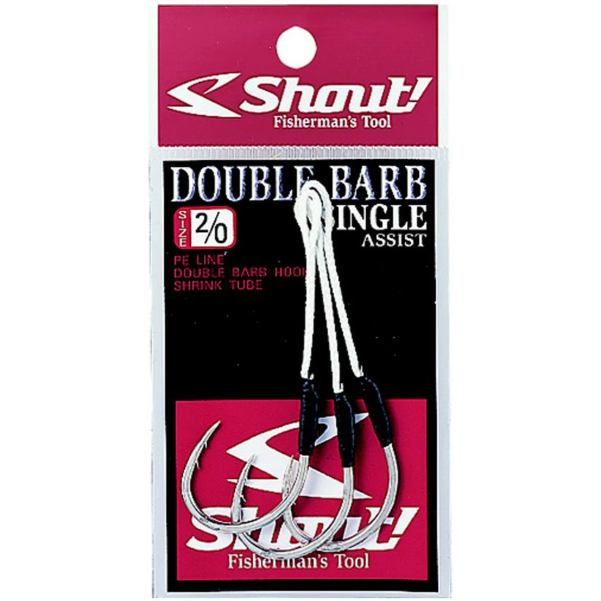 Shout Double Barb Assist İğne - 1/0