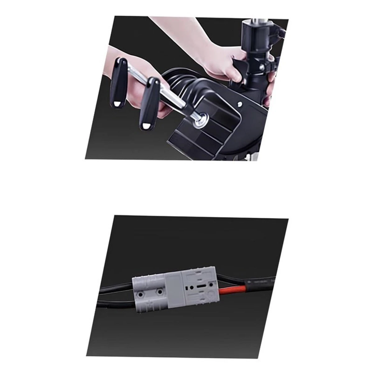 HAIBO M250 120 lbs 24V Fırçasız Elektrikli Motor