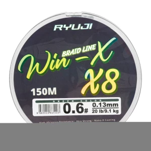 RYUJI WINX  X8 150M GREEN İP MİSİNA - 0.16mm
