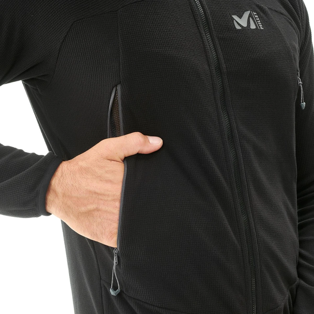 Millet K LTGRID POLAR-teC® Ceket Erkek - Siyah M