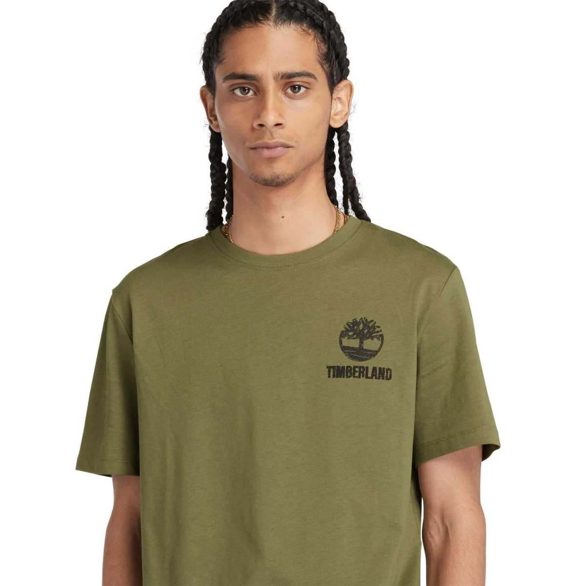 Timberland Short Sleeve Back Logo Graphic Tee Erkek T-Shirt TB0A5V7KCR31
