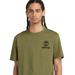 Timberland Short Sleeve Back Logo Graphic Tee Erkek T-Shirt TB0A5V7KCR31