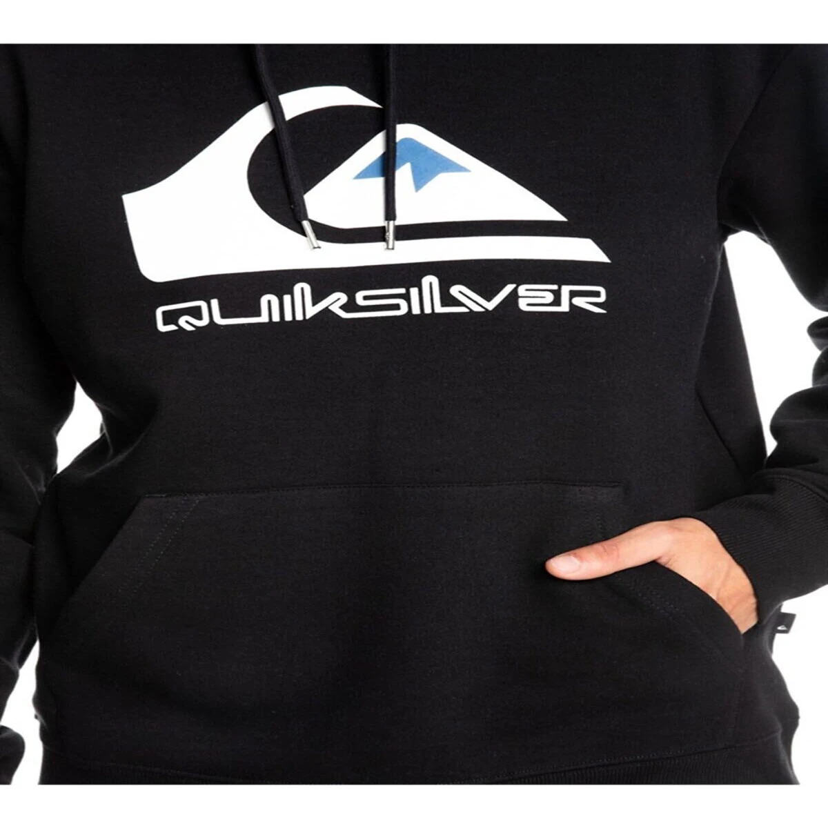 Quiksilver Big Logo Hood Sweatshirt Eqyft04450 Kvj0 Erkek - Siyah M