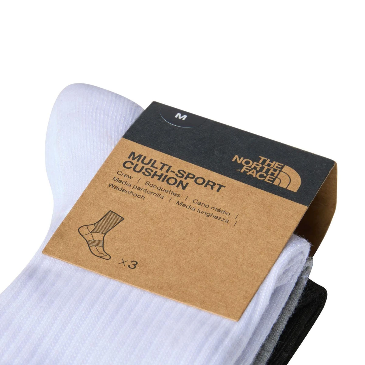 The North Face MULTI SPORT CUSH CREW SOCK 3P