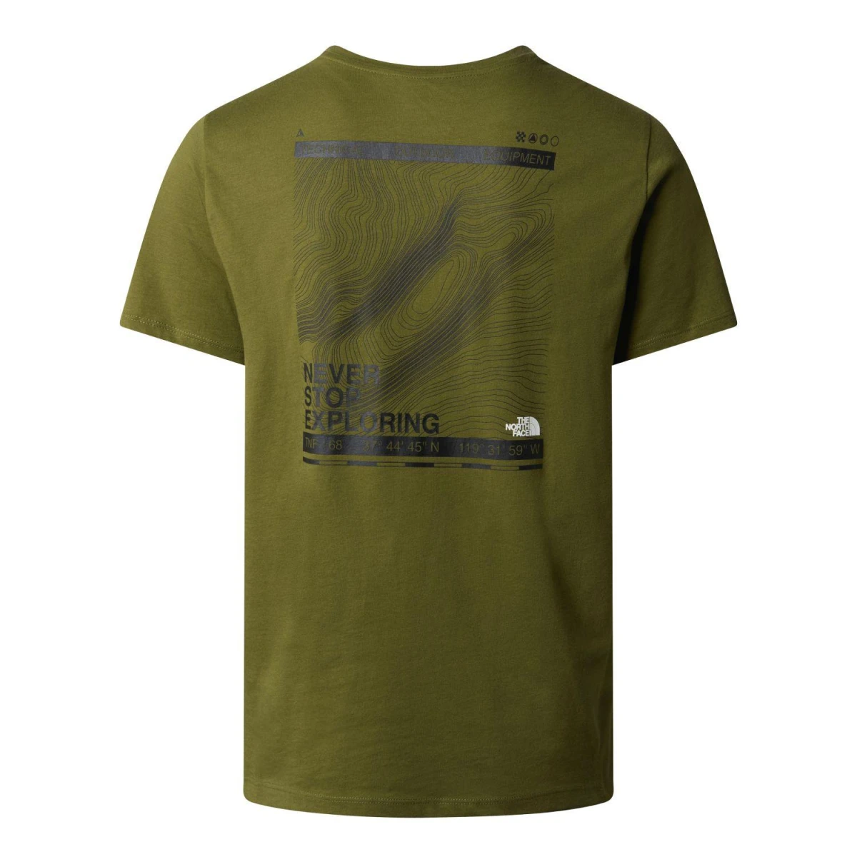 The North Face M FOUNDATION MOUNTAIN LINES GRAPHIC TEE Erkek T-Shirt