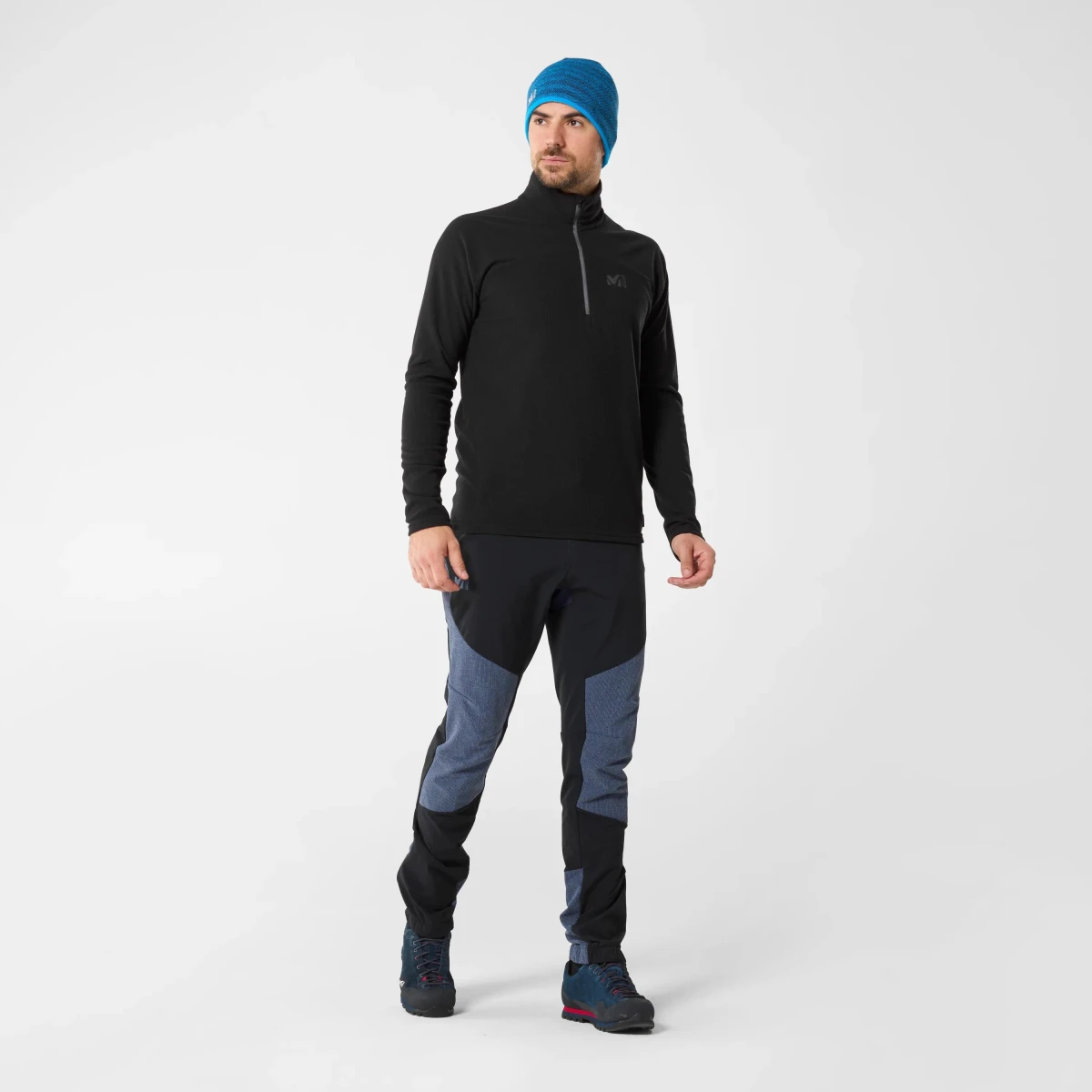 Millet K LTGRID PO Erkek POLARTEC® Yarım Fermuar Polar