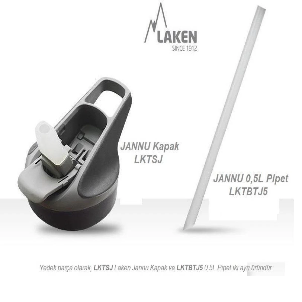 Laken Çelik 18/8 Jannu Termos Şişe 0,50L - Turuncu