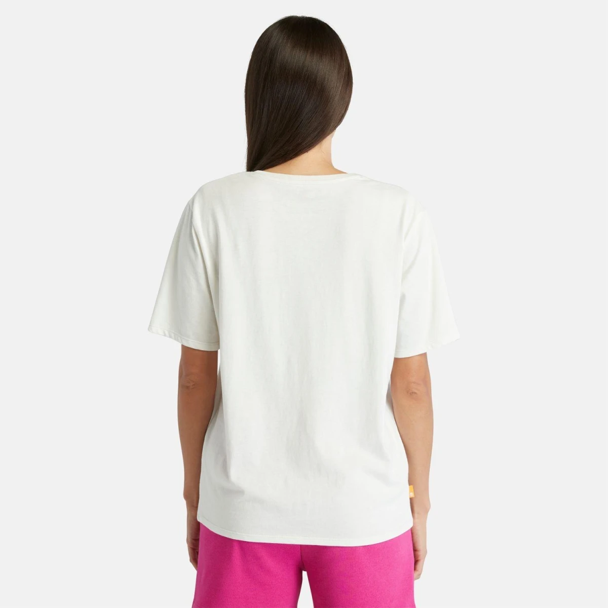 Timberland SHORT-SLEEVE TEE  Kadın T-Shirt - Beyaz L