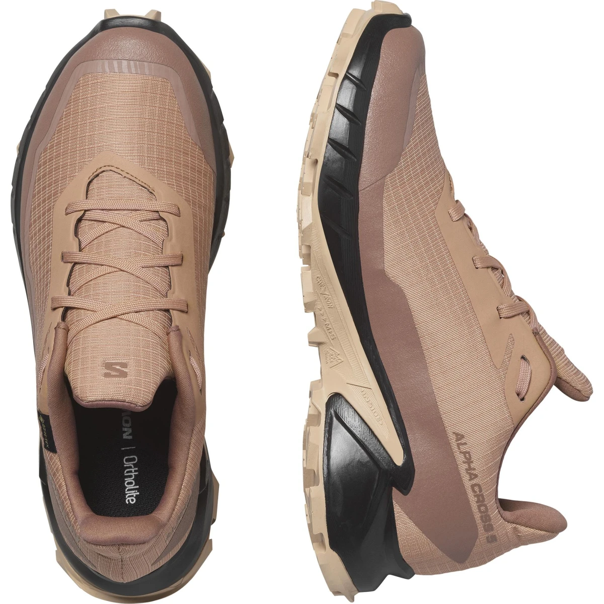Salomon ALPHACROSS 5 GTX W Kadın Ayakkabı - Kahverengi 38