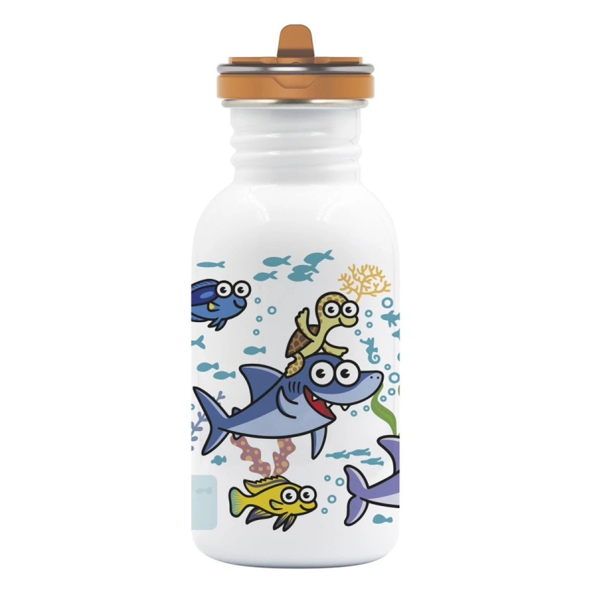 Laken Çelik 18/8 Flow Basic Şişe 0,50L - Sea Friends
