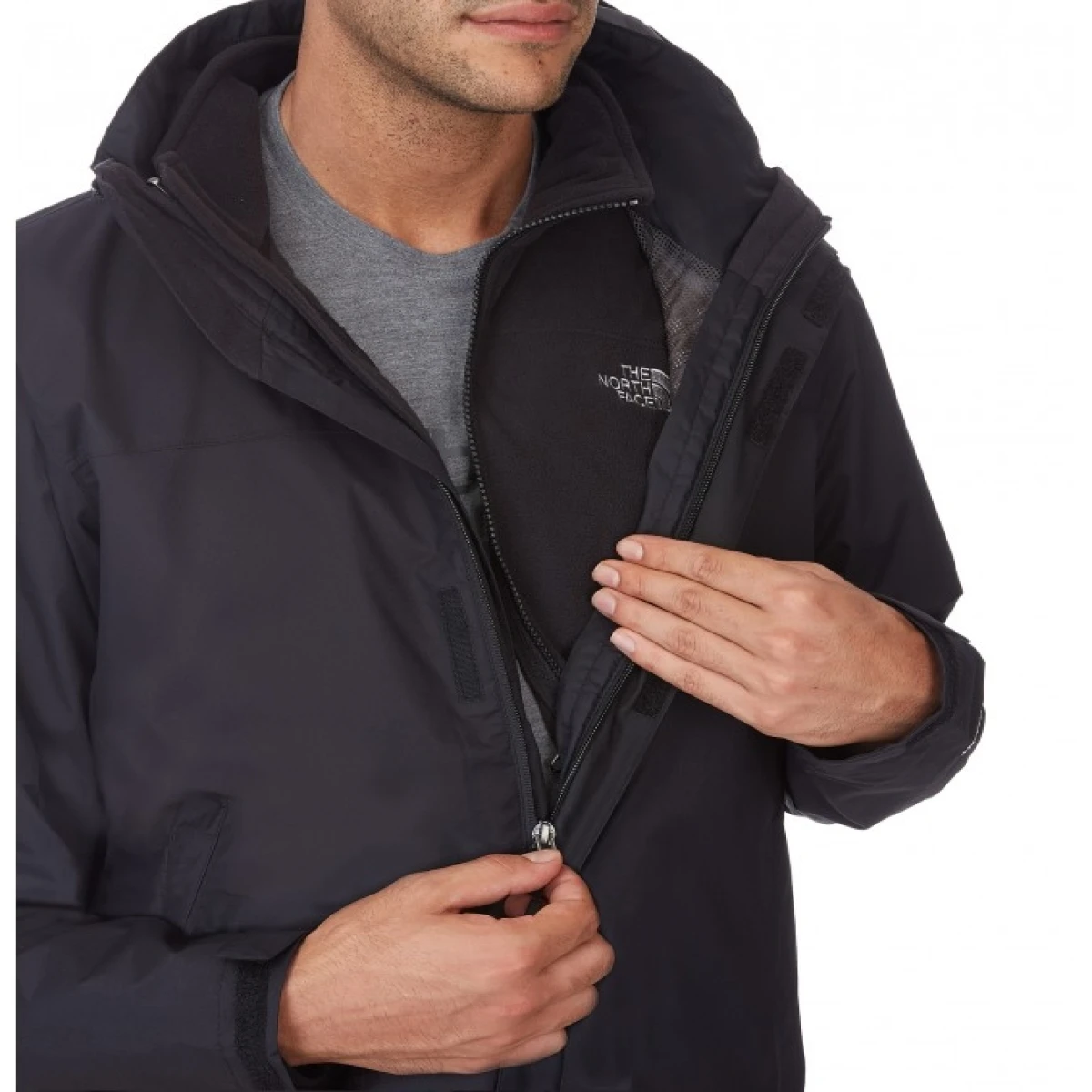 The North Face Evolve II Triclimate 3in1 Erkek Ceket Siyah - Siyah XXL
