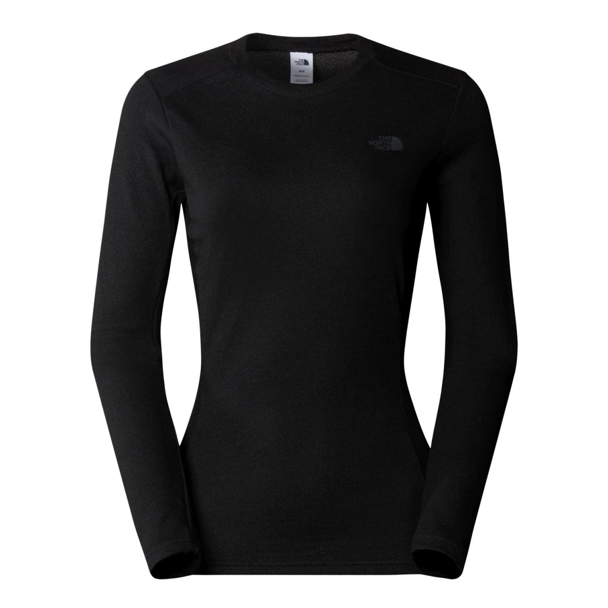 The North Face W EASY L/S CREW NECK Kadın Üst İçlik - Siyah L