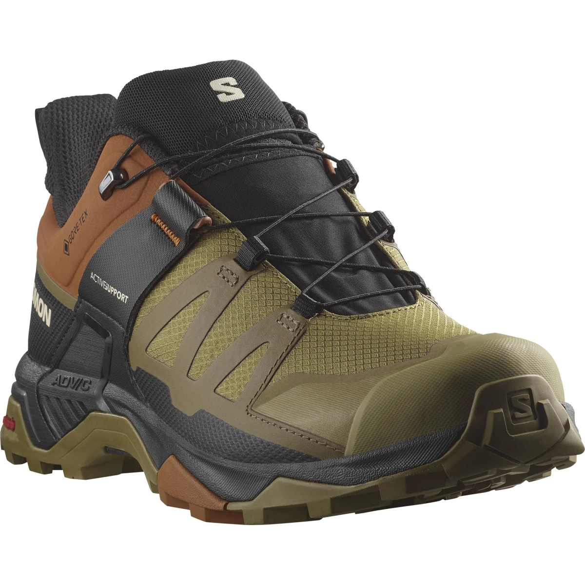 Salomon X ULTRA 4 GTX Erkek Ayakkabı - Yeşil 40⅔