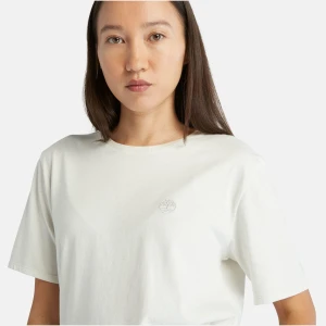 Timberland SHORT-SLEEVE TEE  Kadın T-Shirt - Beyaz L