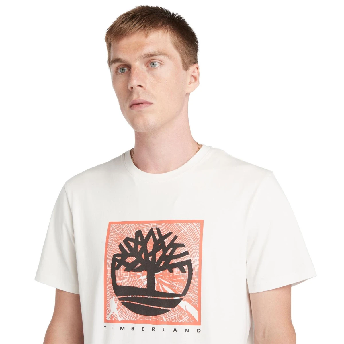 Timberland Short Sleeve Front Graphic Tee Erkek T-Shirt