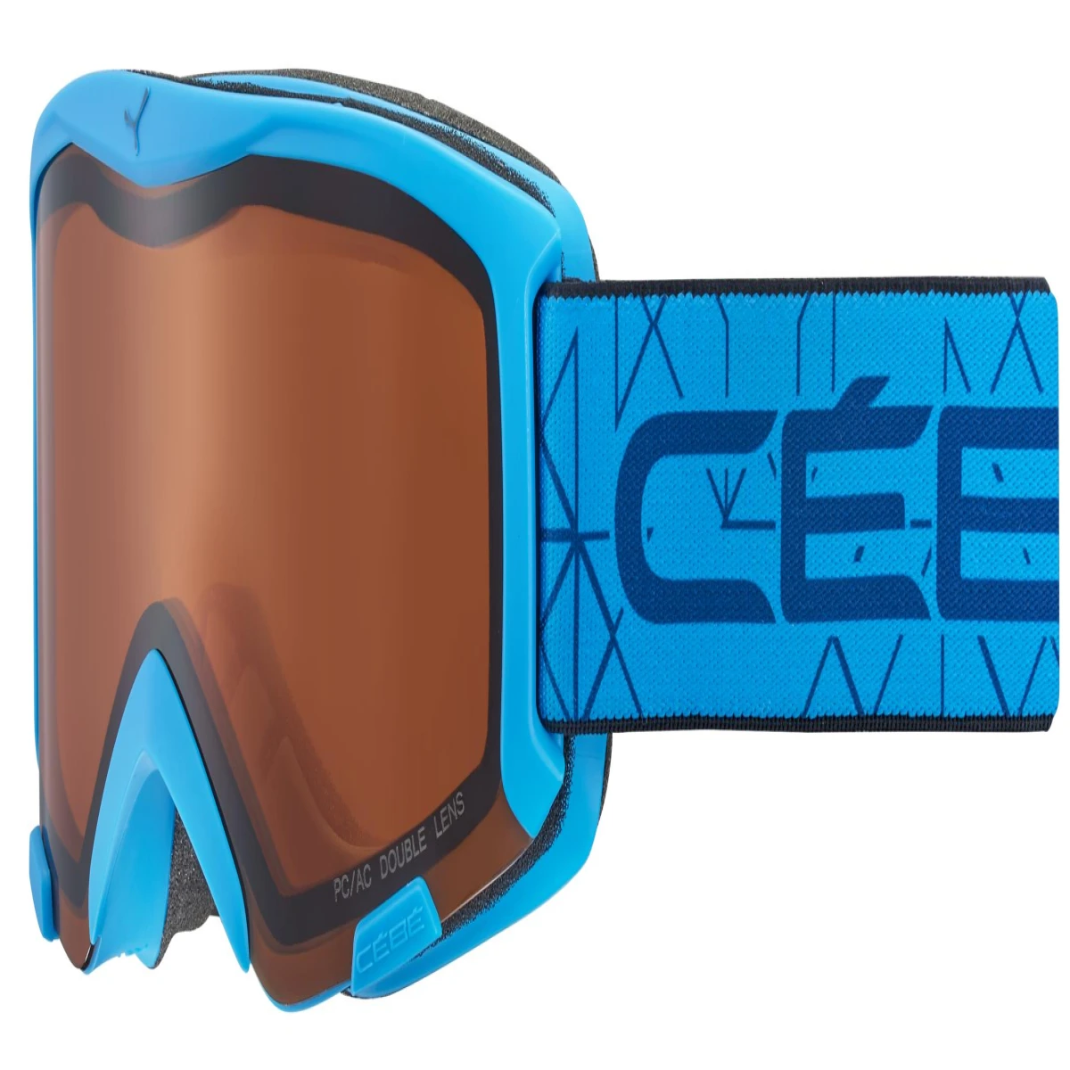 Cebe BIONIC Genç Mat Blue Orange Flash Mirror Cat.2 Kayak Gözlüğü - Mavi STD