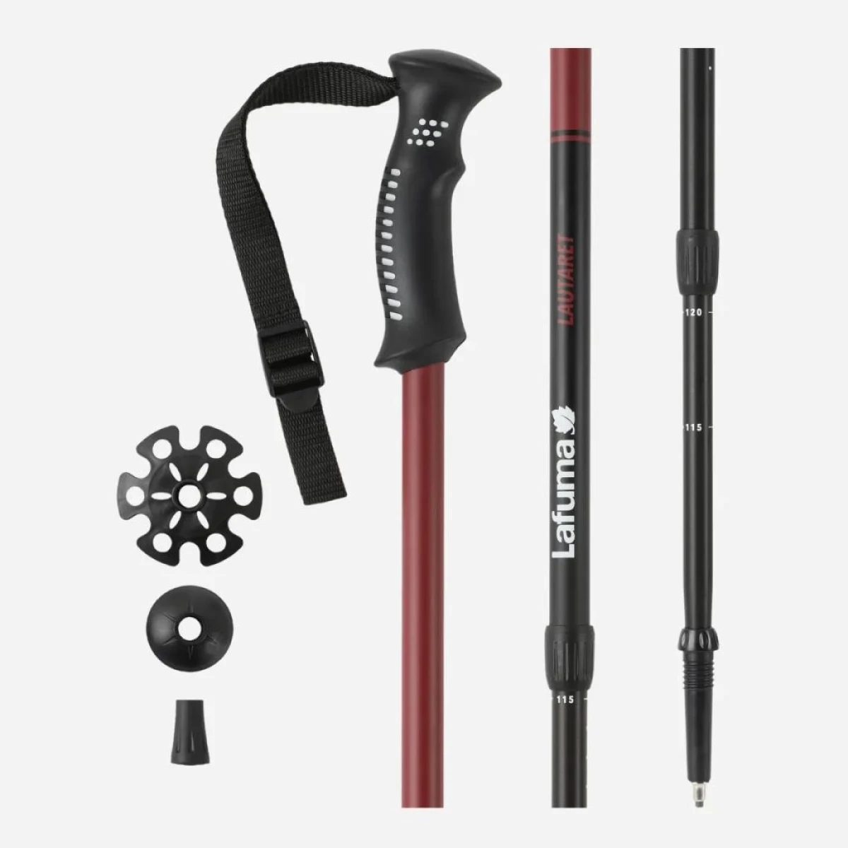 Lafuma LAUTARET 2'li  BATON SET - Bordo STD