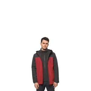 Jack Wolfskin TAUBENBERG 3IN1 JKT M Erkek Ceket - Kırmızı XL