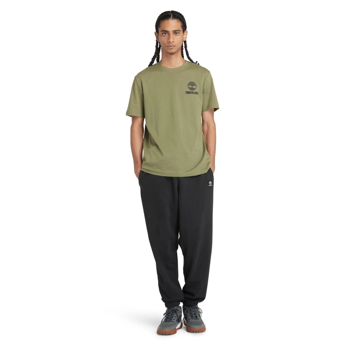 Timberland Short Sleeve Back Logo Graphic Tee Erkek T-Shirt TB0A5V7KCR31