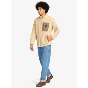Quiksilver CLEAN COAST FZ Erkek Polar Ceket - Bej XL