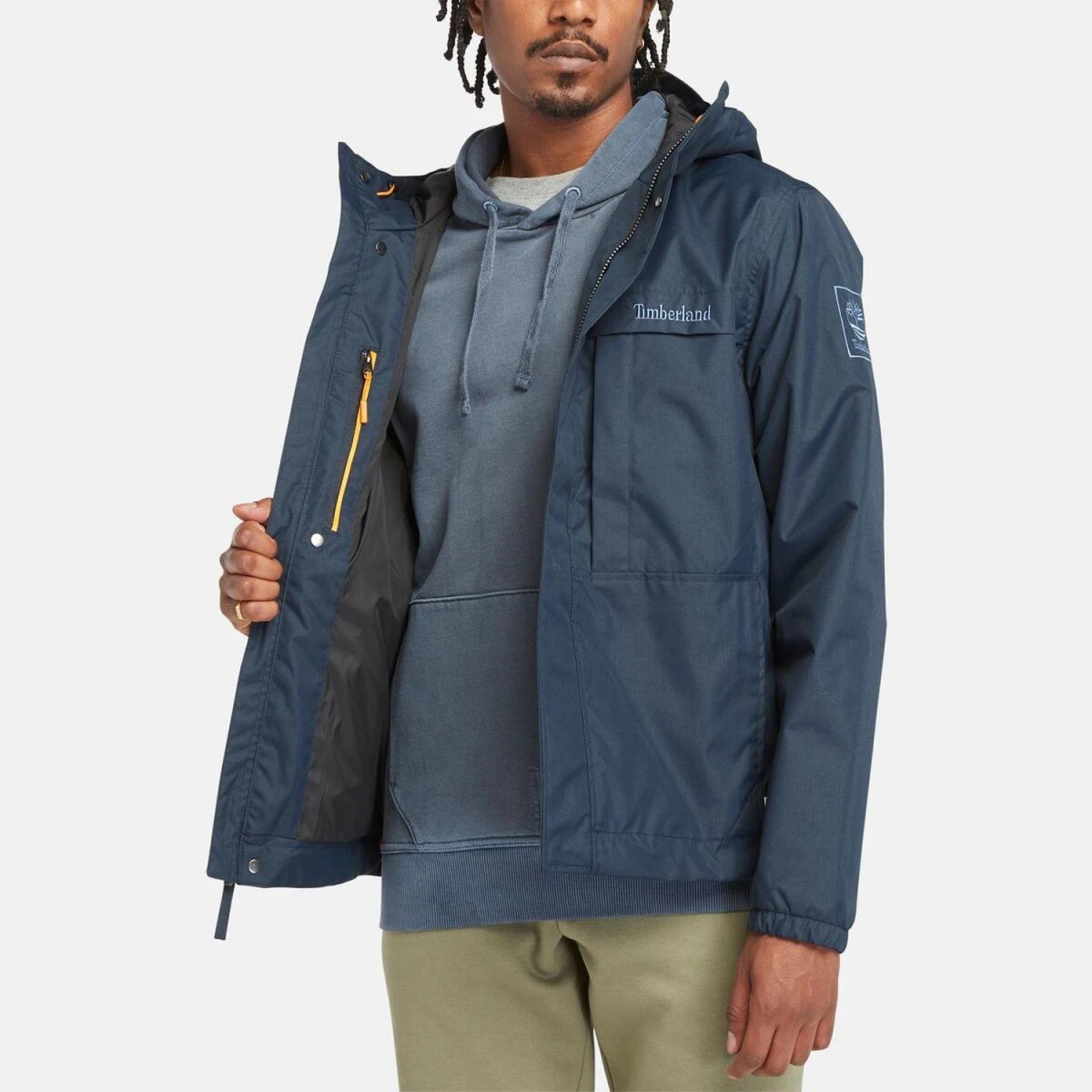 Timberland BENTON Waterproof Shell Erkek Ceket - Safir S