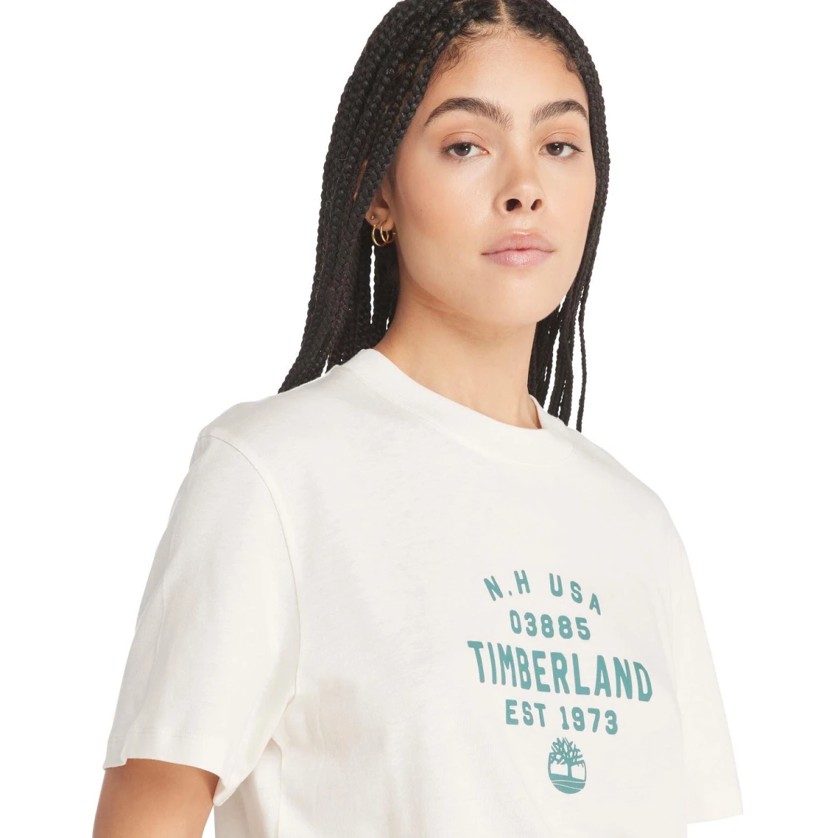 Timberland Front Graphic Short Sleeve Tee Erkek T-Shirt