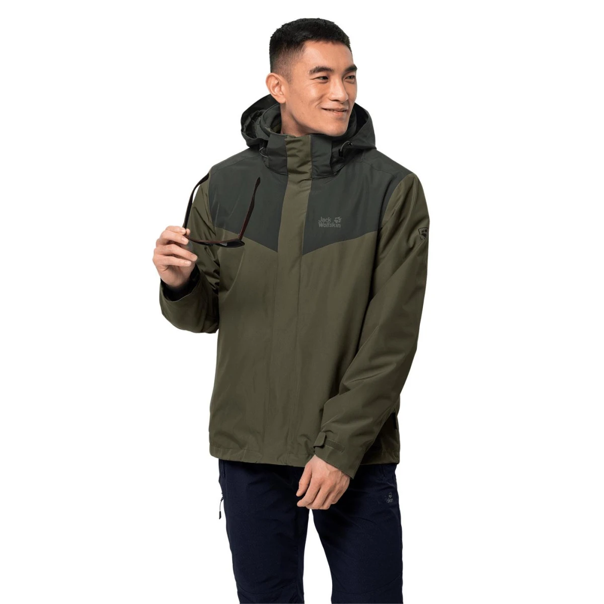 Jack Wolfskin Arland 3IN1 M Erkek Ceketi - Granit XXL