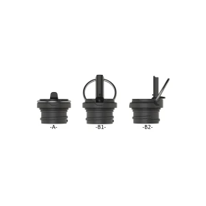 Laken Çelik 18/8 Flow Basic Şişe 0,50L - Siyah