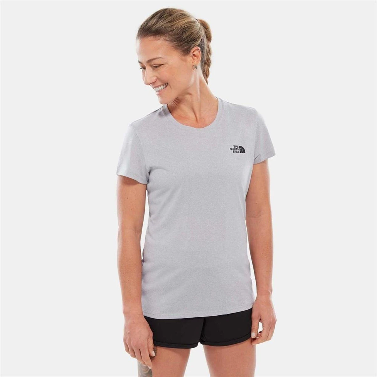 The North Face W REAXION AMP CREW - EU  Kadın T-Shirt
