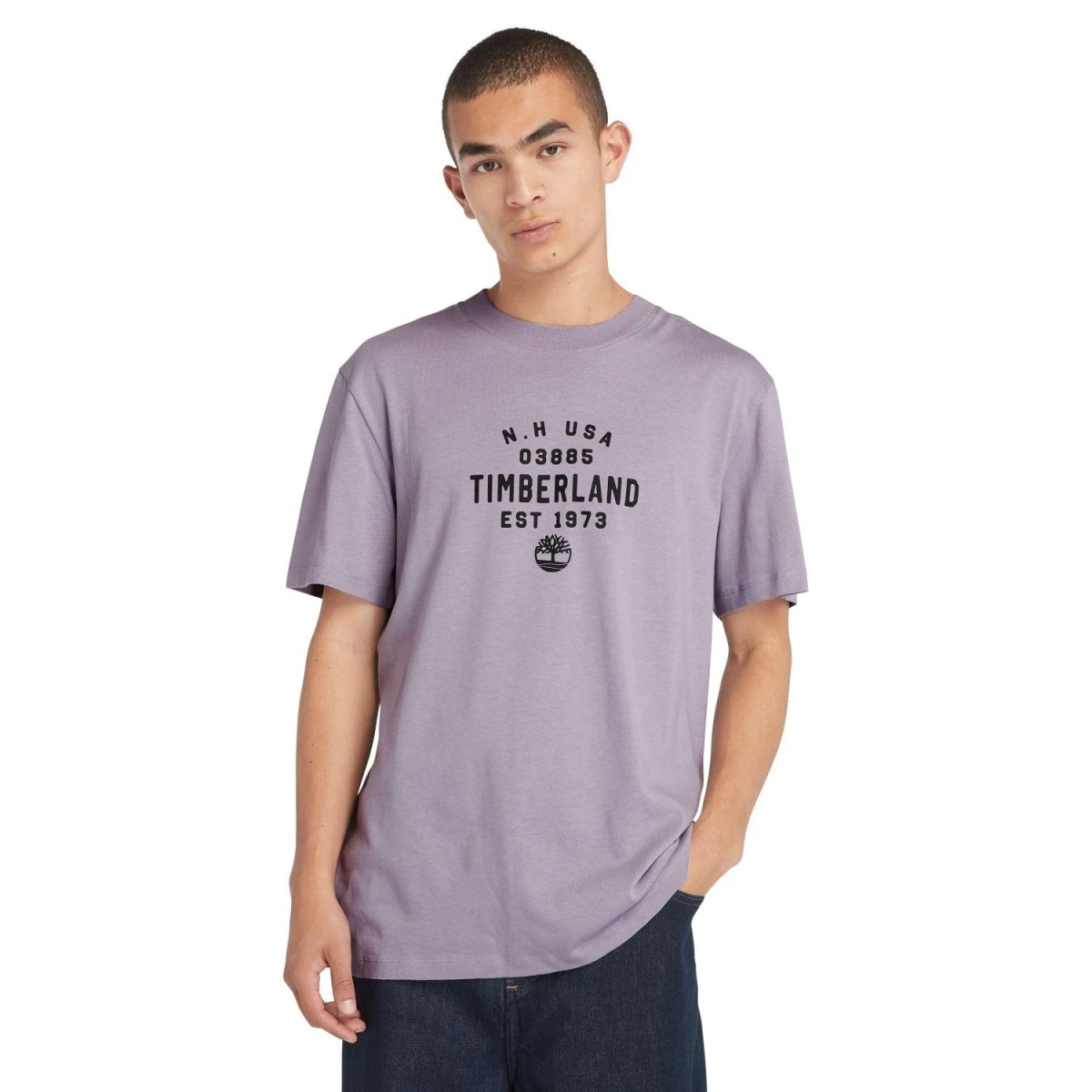Timberland Front Graphic Short Sleeve Tee Erkek T-Shirt